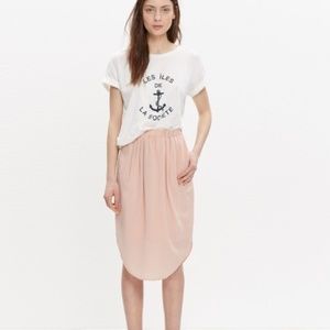 Madewell silk island skirt